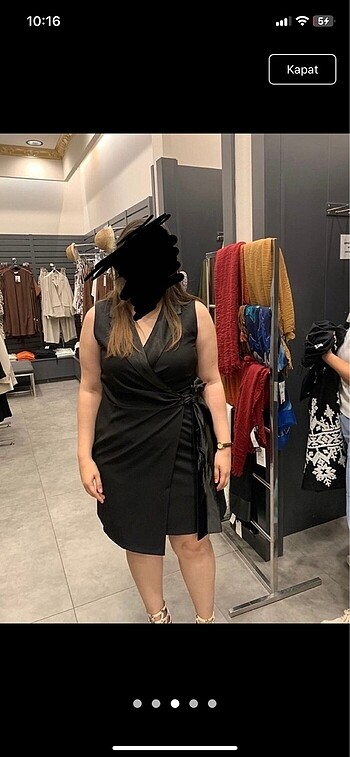Zara Kısa şık elbise
