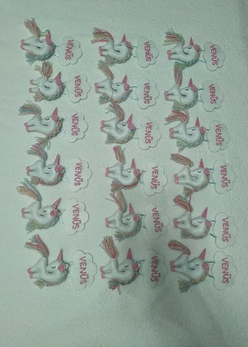 Pembe Pastel Unicorn Peluş Oyuncak - Görsel 2