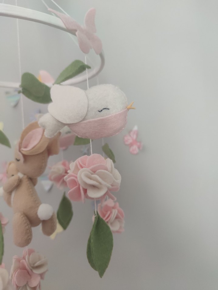 Pembe Pastel Bebek Dönencesi - Görsel 3