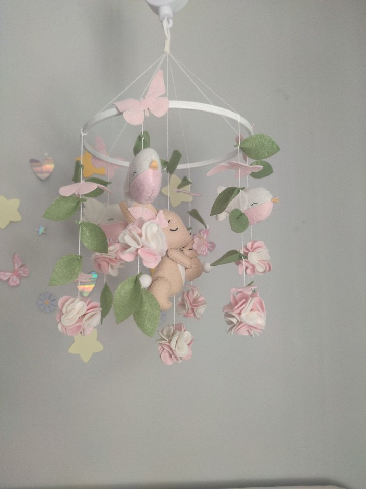 Pembe Pastel Bebek Dönencesi - Görsel 4