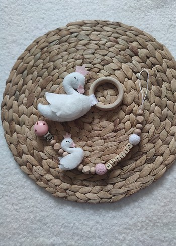 Bebek Diş Kaşıyıcısı ve Çıngırak Seti - Görsel 2