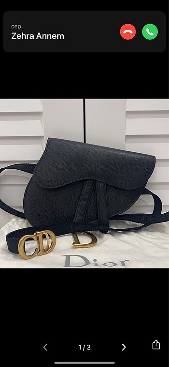 Dior Saddle Belt Bag