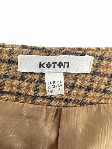 38 Beden çeşitli Renk Koton Mini Etek %70 İndirimli.