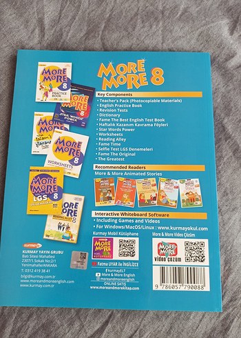 More More 8 Fame The Best İngilizce Test Kitabı - Görsel 2