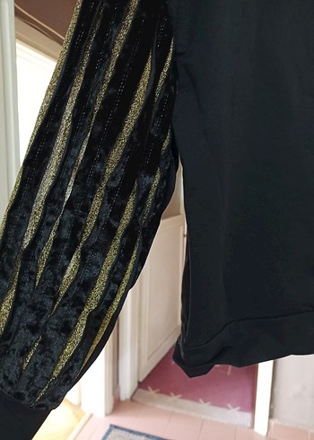 xl Beden Kadın Siyah Uzun Kollu Sweatshirt
