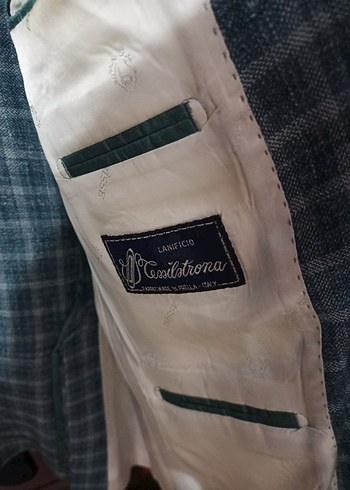 l/xl Beden Ekoseli Erkek Ceket
