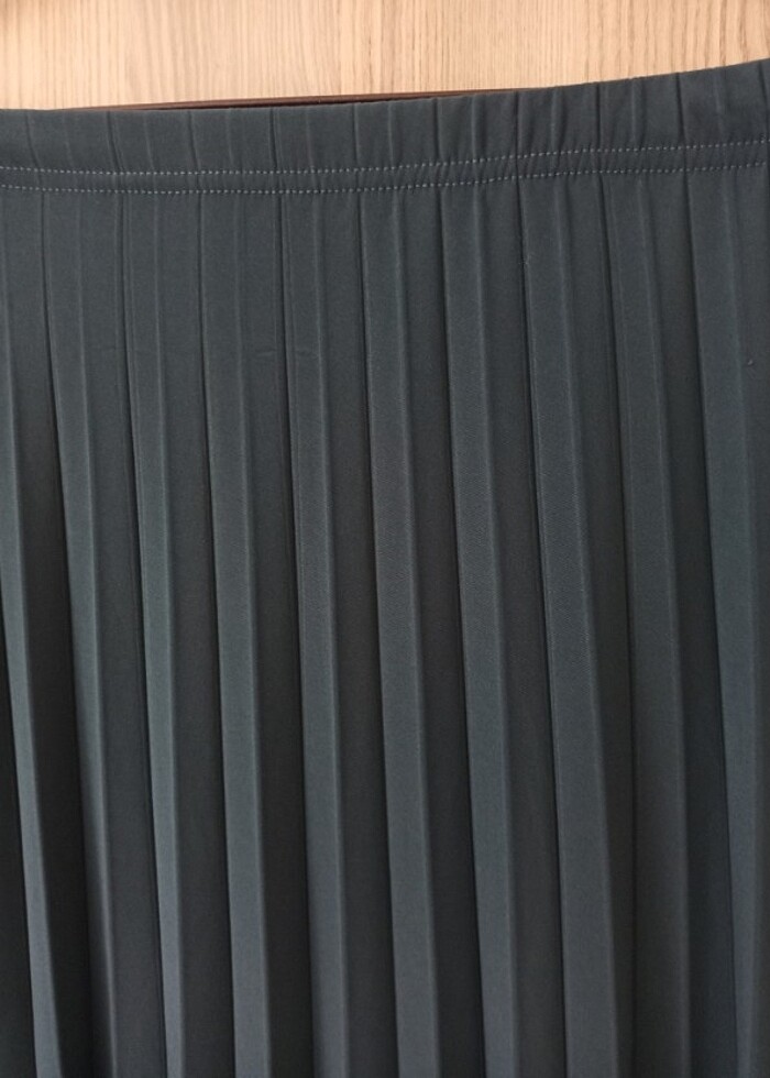 zümrüt yeşili etek - Görsel 2