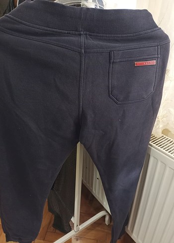 Gri Erkek Bol Kesim Kemerli Eşofman Altı - Görsel 2