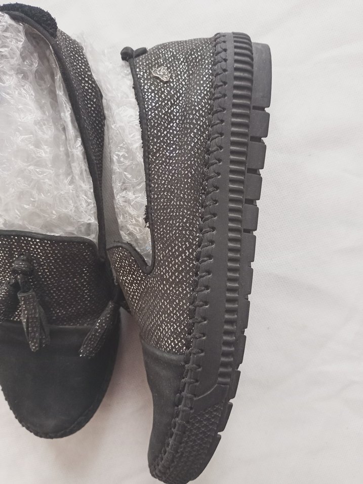 nubuk Püsküllü Dolgu Topuklu Kadın Espadril - Görsel 2