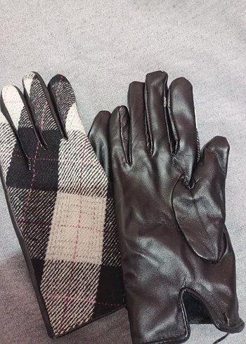 Kadın Ekose Desenli Sıcak Eldivenler - Görsel 2