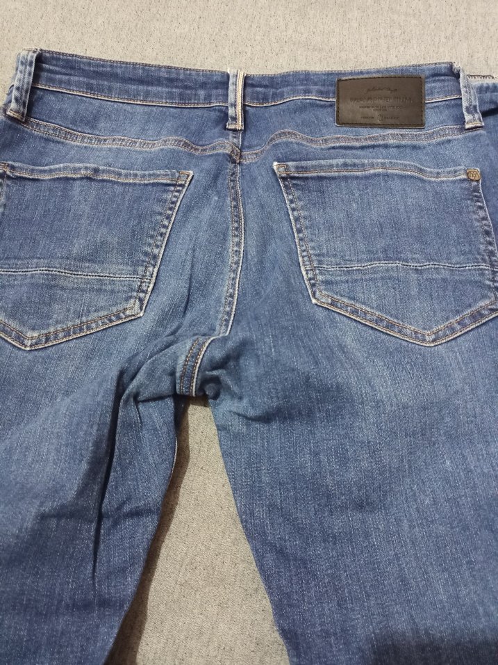 Erkek Mavi Denim Bol Kesim Jean - Görsel 4