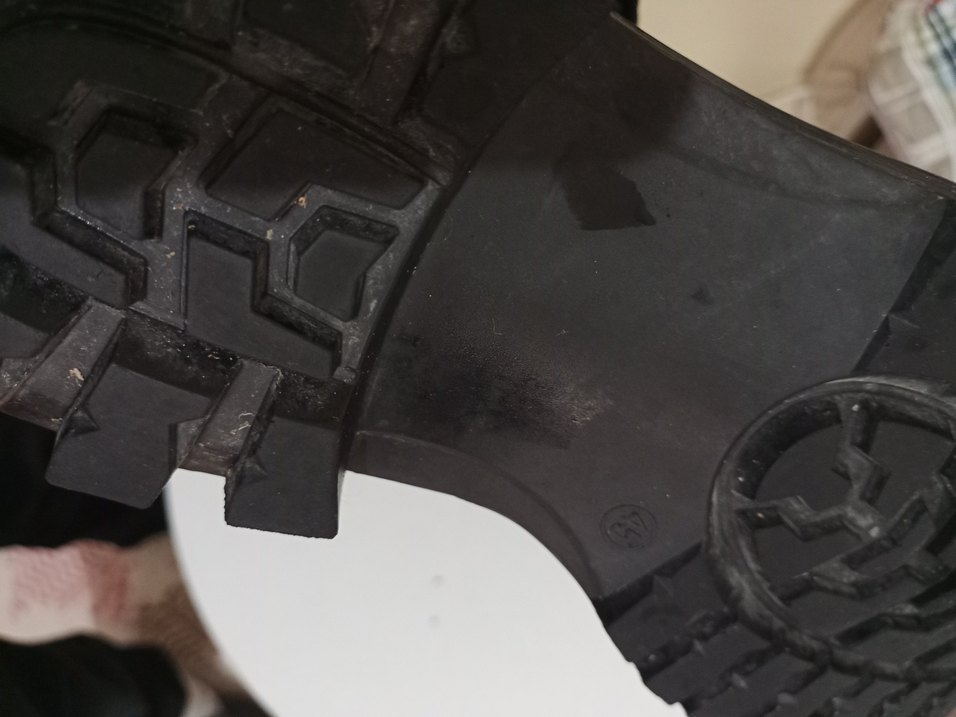 Siyah Bağcıklı Erkek Kauçuk Bot - Görsel 4