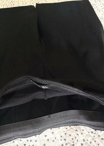 Siyah Fermuarlı Rahat Hamile Pantolonu - Görsel 5