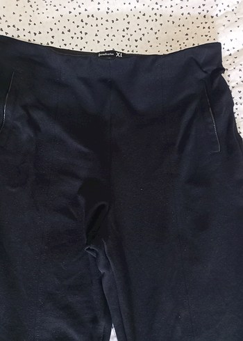 Siyah Fermuarlı Rahat Hamile Pantolonu - Görsel 3