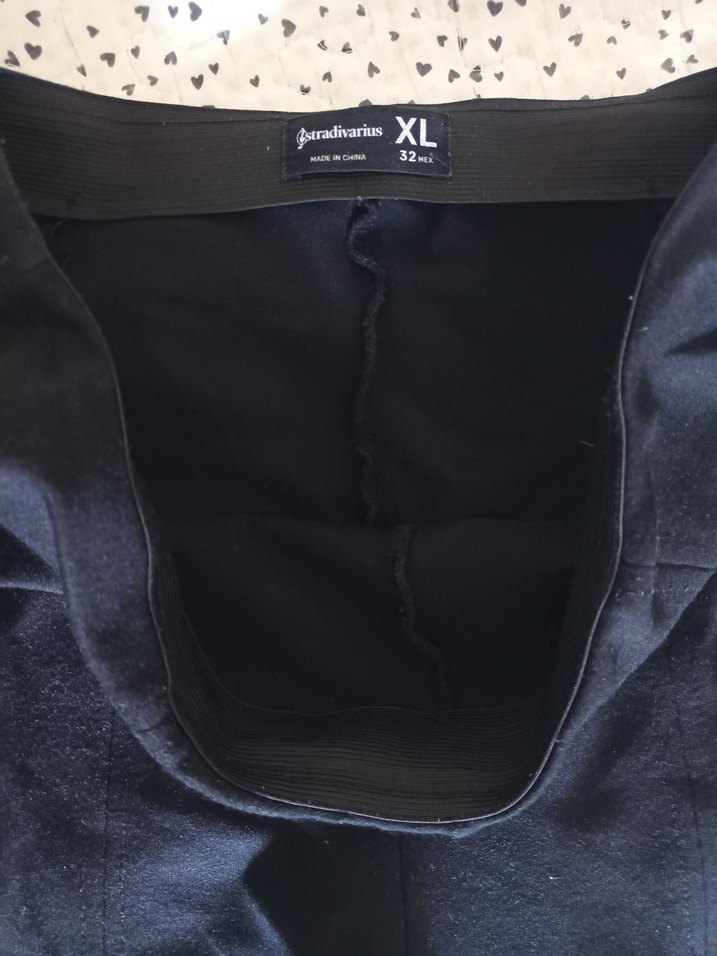 Siyah Fermuarlı Rahat Hamile Pantolonu - Görsel 4