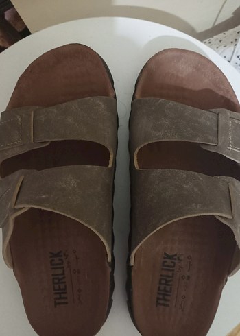 Kahverengi Süet Terlikler - Görsel 2