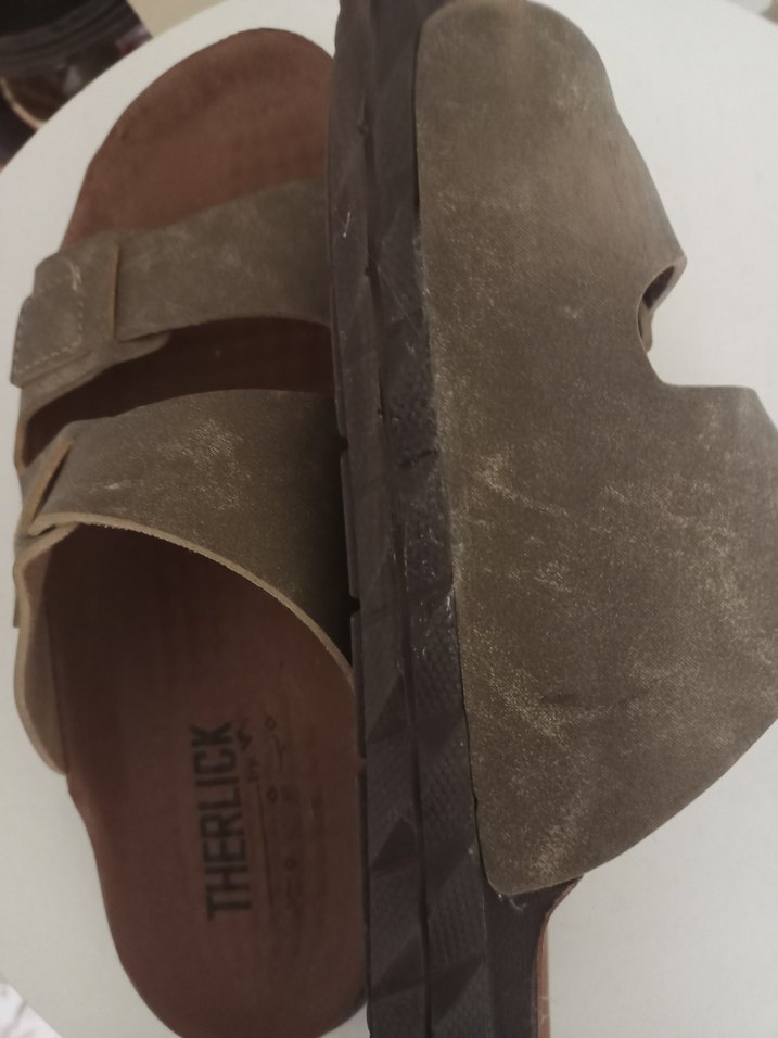 Kahverengi Süet  Terlikler - Görsel 3