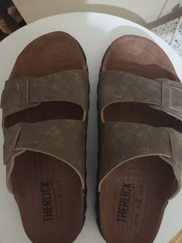 Kahverengi Süet  Terlikler - Görsel 2