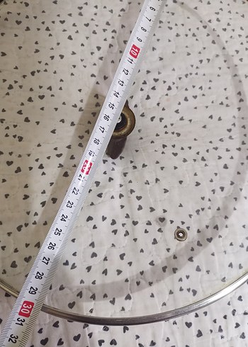 Mor Saplı Gri Tencere Cam Kapağı - Görsel 2