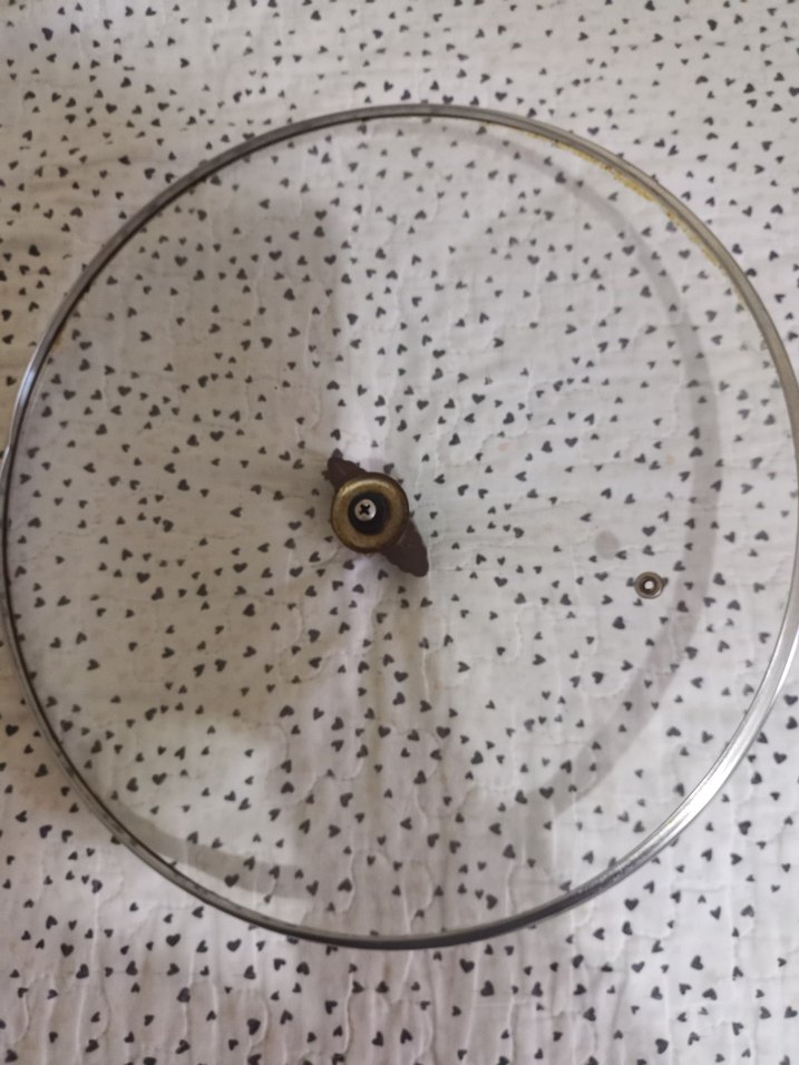 Mor Saplı Gri Tencere Cam Kapağı - Görsel 3