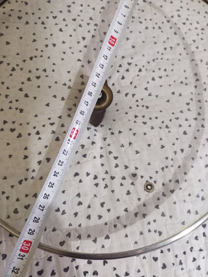 Mor Saplı Gri Tencere Cam Kapağı - Görsel 2