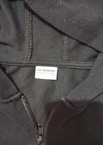 Siyah Kapüşonlu Fermuarlı Erkek Sweatshirt - Görsel 4