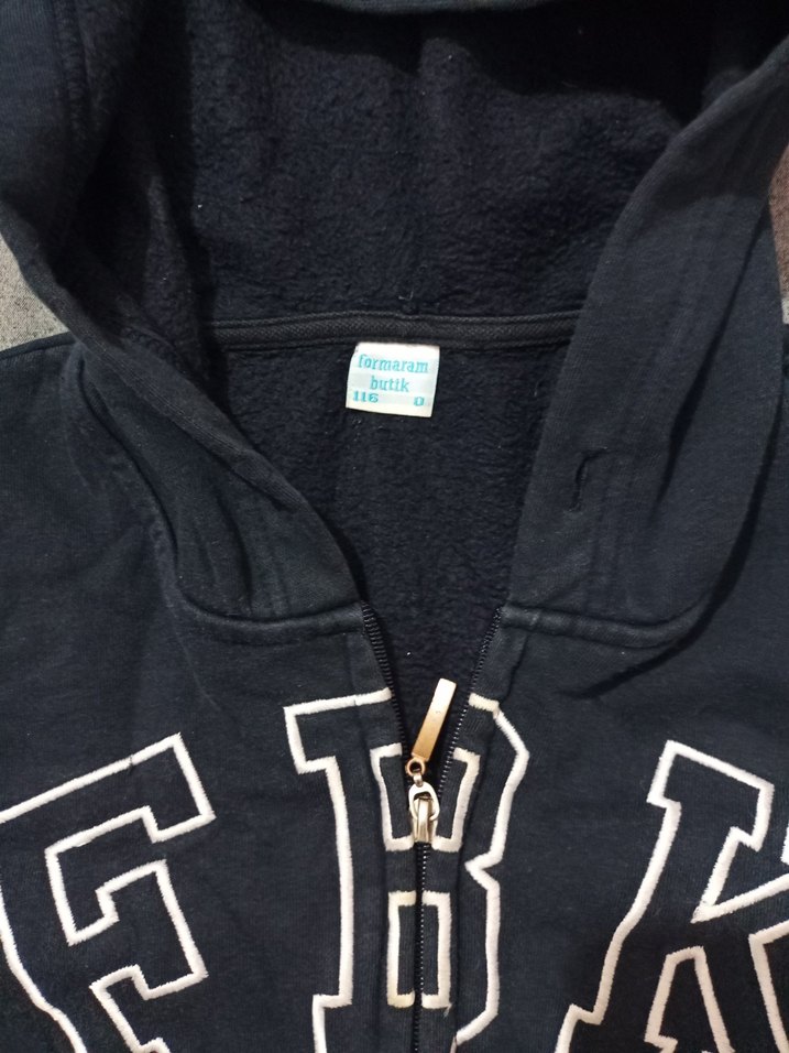 Erkek Kapüşonlu Fermuarlı Sweatshirt - Görsel 2