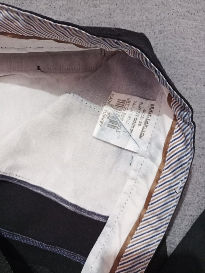 Erkek Siyah Normal Kesim Günlük Pantolon - Görsel 3