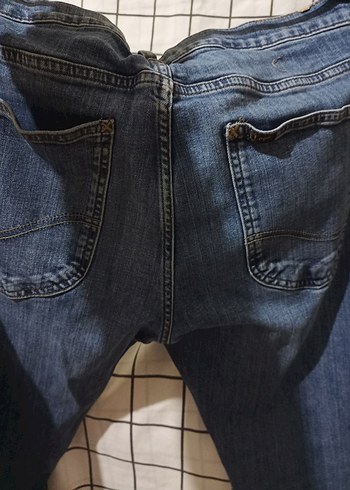 Erkek Mavi Denim Regular Fit Kot Pantolon - Görsel 3