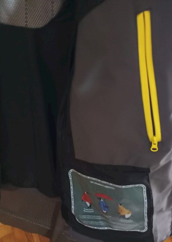 Gri Erkek Kapüşonlu Fermuarlı Mont - Görsel 4