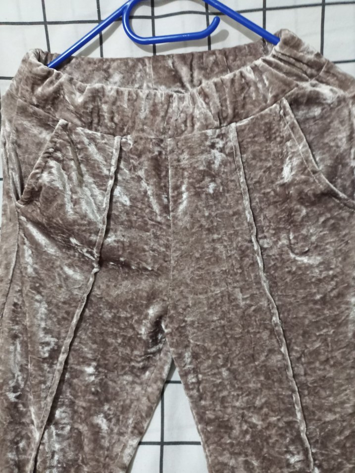 Kadın Kadife Midi Pantolon - Görsel 2