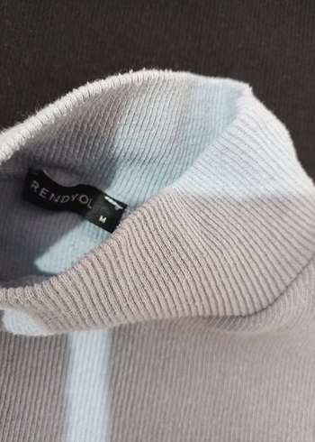 Kadıni Yarım Balıkçı Yaka İnce Kazak - Görsel 4