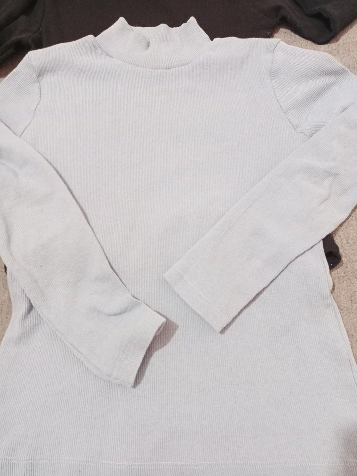 Kadıni Yarım Balıkçı Yaka İnce Kazak - Görsel 3