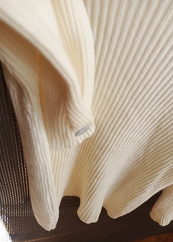 Kadın Boğazlı Triko Kazak - Görsel 5