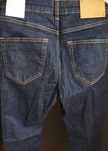 Kadın Lacivert Denim Pantolon - Görsel 4