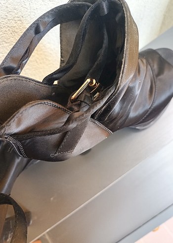 i Deri Platform Topuklu Kadın Abiye Ayakkabı - Görsel 5