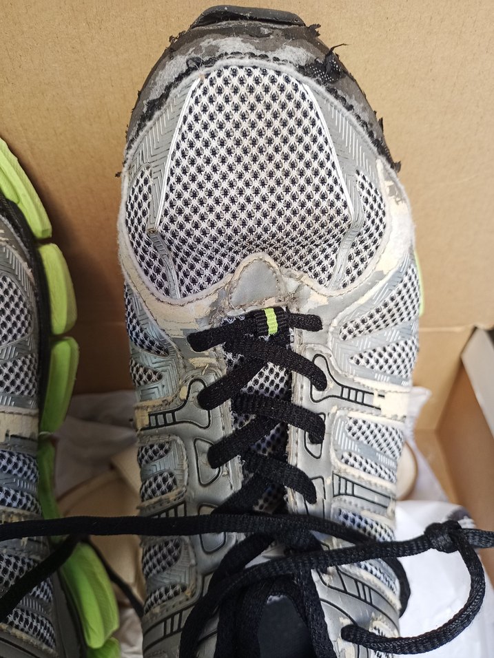 Gri Erkek Spor Ayakkabı Bağcıkları - Görsel 2