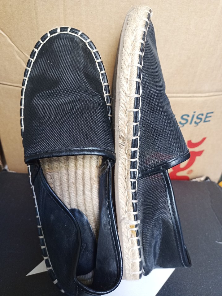 Kadın Siyah Dolgu Topuklu Espadril - Görsel 4