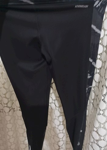 s Beden Adidas Siyah Baskılı Spor Tayt