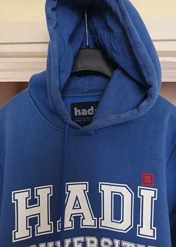 Diğer Kadın Mavi Kapüşonlu Sweatshirt