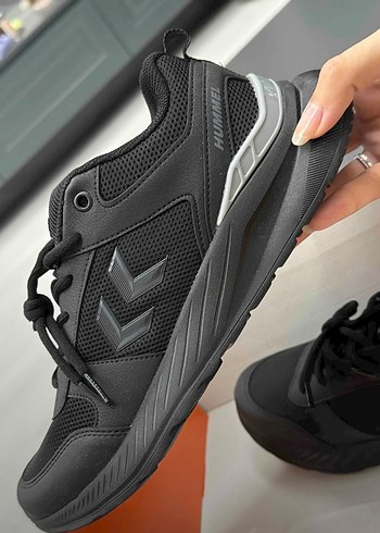 Siyah Bağcıklı Kadın Spor Ayakkabı - Görsel 4