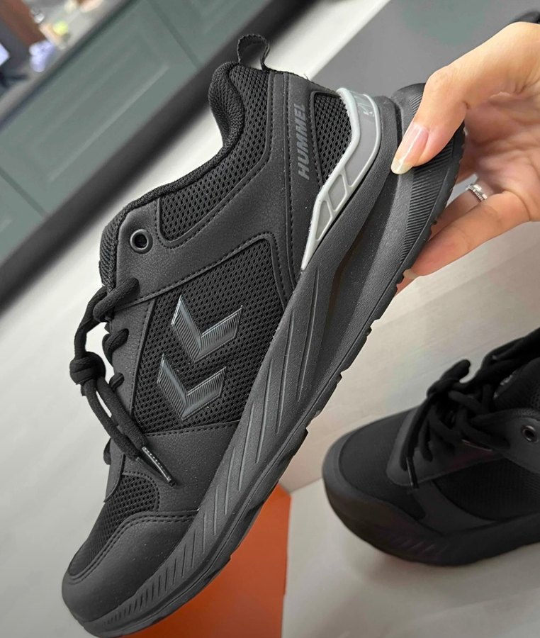 Siyah Bağcıklı Kadın Spor Ayakkabı - Görsel 4