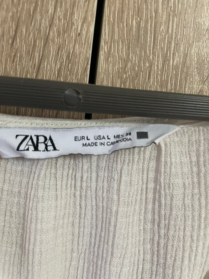 Bohem V Yaka Beyaz Keten Gömlek - Görsel 2