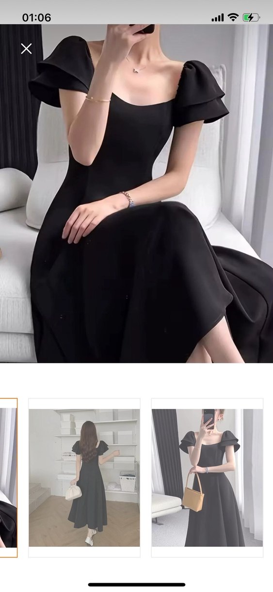 kadın midi abiye elbise - Görsel 3