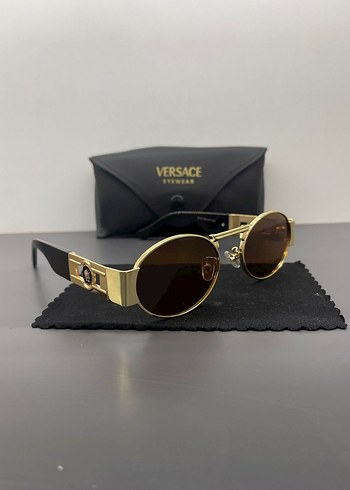 Versace Klasik Altın Renkli Kadın Güneş Gözlüğü