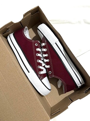 40 Beden bordo Renk CONVERSE Spor Ayakkabı