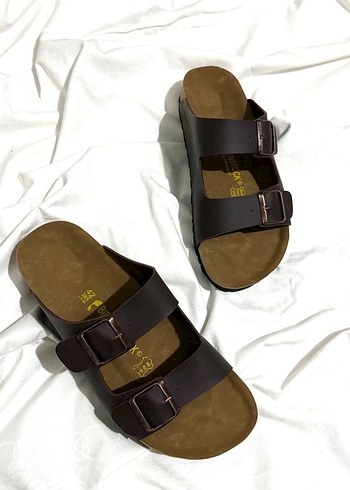 Erkek Kahverengi Tokalı Sandalet - Görsel 3