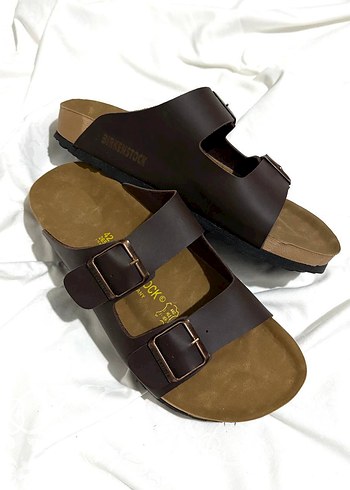 Erkek Kahverengi Tokalı Sandalet - Görsel 2