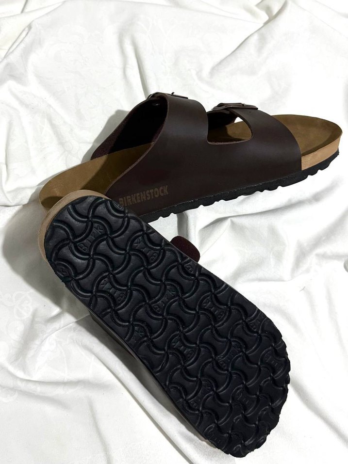 Erkek Kahverengi Tokalı Sandalet - Görsel 4