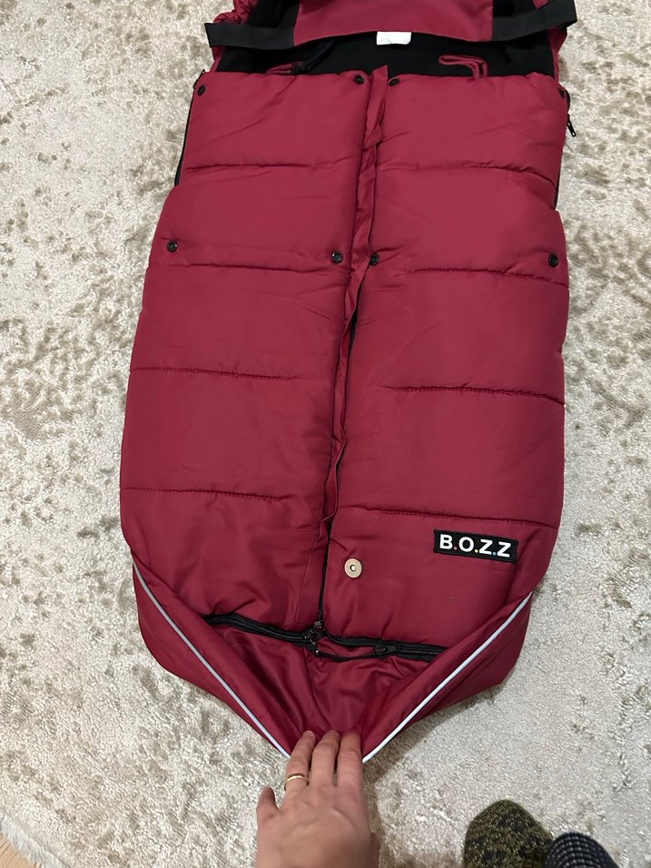 Bebek arabası için Fermuarlı Bebek Tulumu - Görsel 3